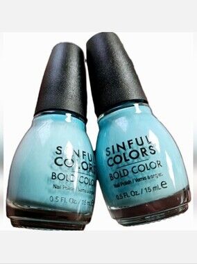 NWT 》2×《 SINFUL COLORS BOLD COLORS: WONDER MINT!